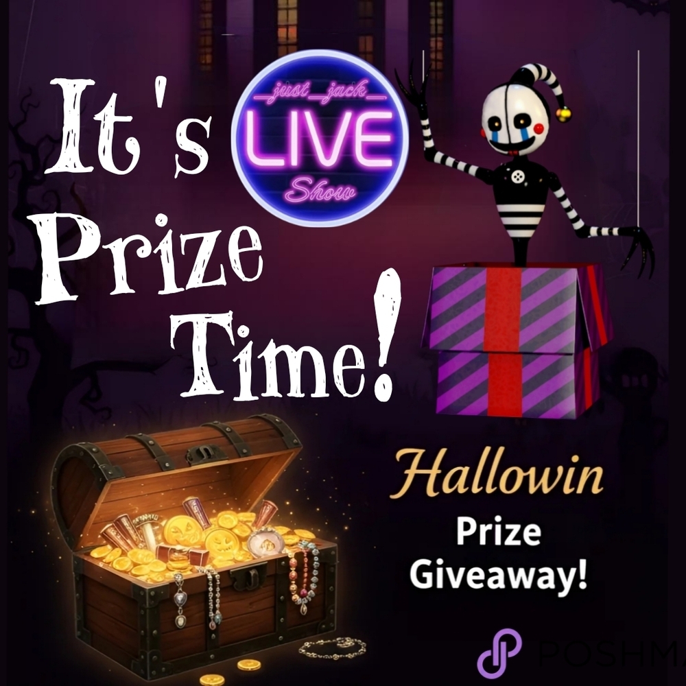 PRIZE TIME 🎁 *Pls Read Details* _JUST_JACK_'S LIVE! Hallo-WIN Ed #1.    🎃👻🦇